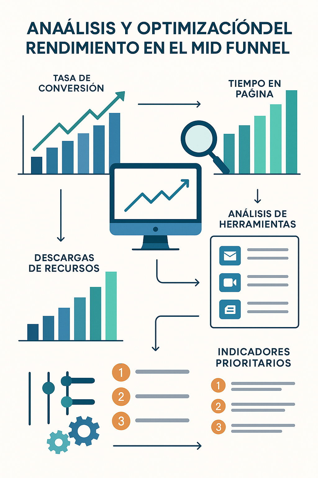Análisis y optimización del rendimiento en el mid funnel