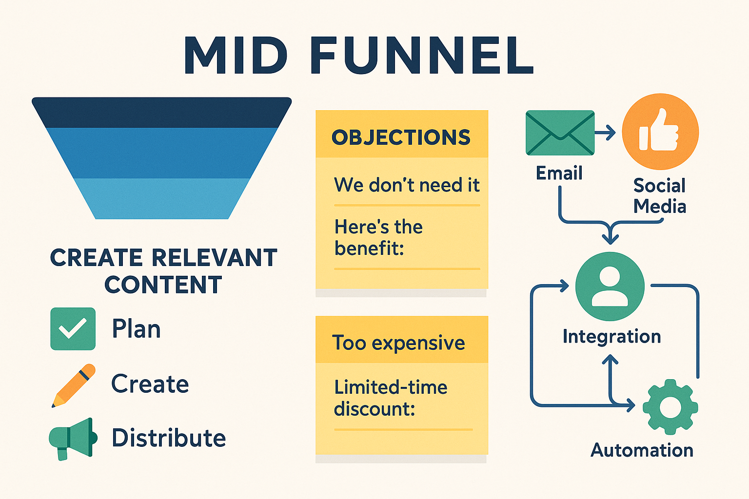 Estrategias de contenido mid funnel